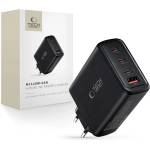 Tech-Protect nc120w-gan 4-портово мрежово зарядно pd 120w / qc3.0 черно (5906302335930)