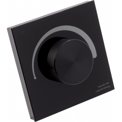 T-LED Nástěnný triakový stmívač dimLED pro LED svítidla 230V Barva:: černá