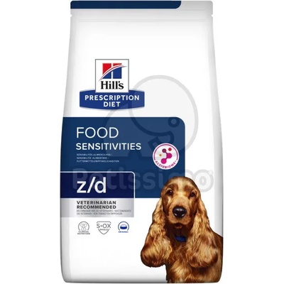 Hill's Prescription Diet z/d Food Sensitivities суха храна за кучета 10 кг