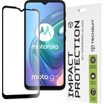 Techsuit Протектор за Motorola Moto Moto G10 / Moto G20 / Moto G30 / Moto E7 Plus / Moto G9 Play - 111D Full Cover / Full Glue Glass - Черен
