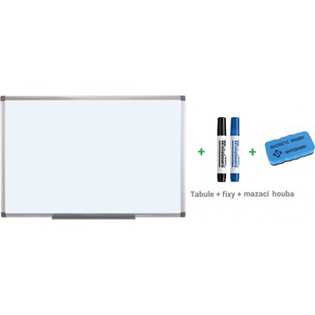 Supraviz magnetická tabule bílá popisovací 120 x 90 cm