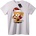 NOONEBRAND Тениска Коледно Коте Санта - 5XL, White