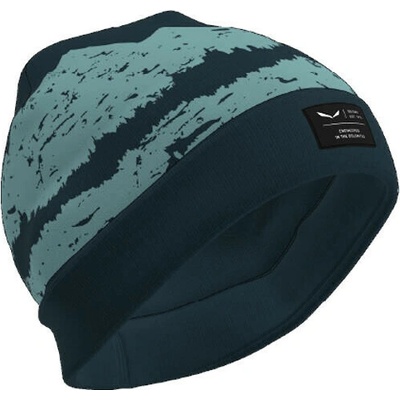 Salewa Čiapka Logo Beanie Pond Blue/Black Out