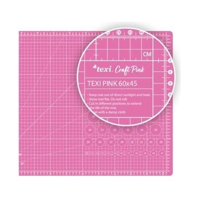 Řezací podložka TEXI PINK (5 vrstvá) velikost 60 x 45 cm – Sleviste.cz