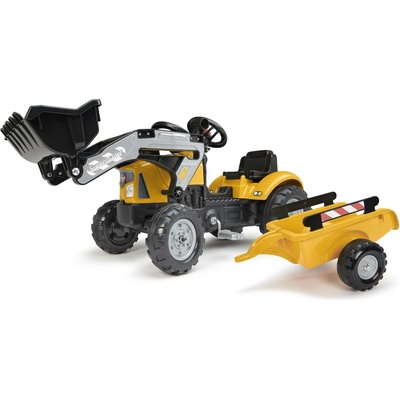 Falk Šliapací traktor 2035M SuperBuilder s nakladačom a vlečkou FA2035M