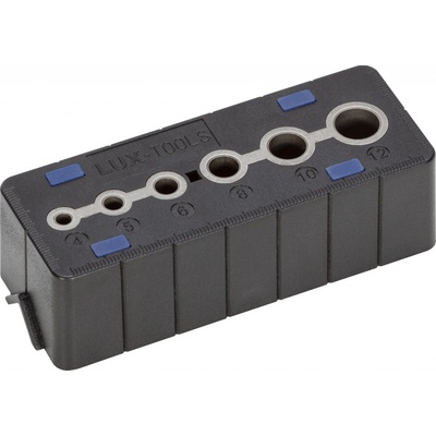 LUX-TOOLS Vrtací šablona 4/5/6/8/10/12 mm – Zboží Dáma