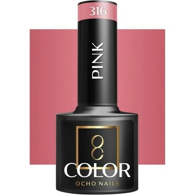 OCHO NAILS Hybridný lak ružový 316, 5 g