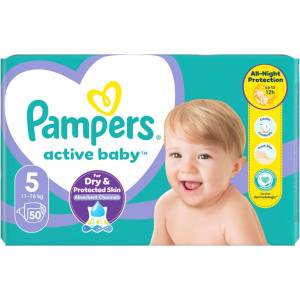Pampers Active Value Pack Plus size 5 50 бр
