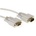 ActiveJet Кабел ActiveJet AK2304, VGA (м) към VGA (ж), 1 метър, Бял, EWENT-ACT-CAB-AK2304