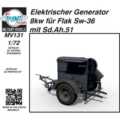 Special Hobby Elektrischer Generator 8kw für Flak Sw 36 mit Sd.Ah.51 1:72