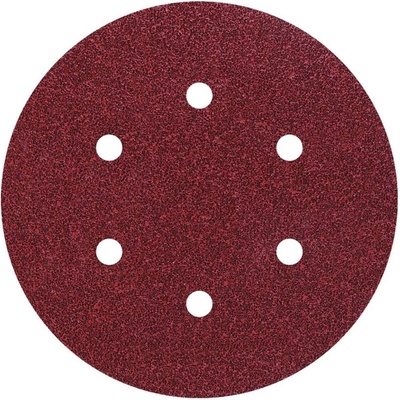 Wolfcraft 1838000 sada brúsneho papiera pre excentrické brúsky na suchý zips, s otvormi Zrnitosť 60, 120, 240 (Ø) 150 mm
