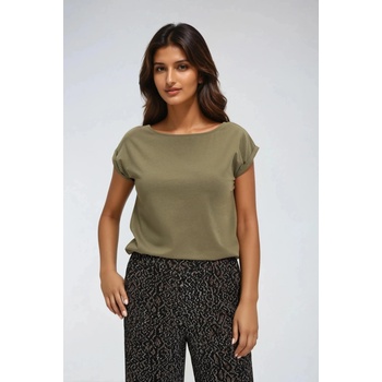 Moodo Каки тениска Moodo Moodo | Zelen | ЖЕНИ | XS