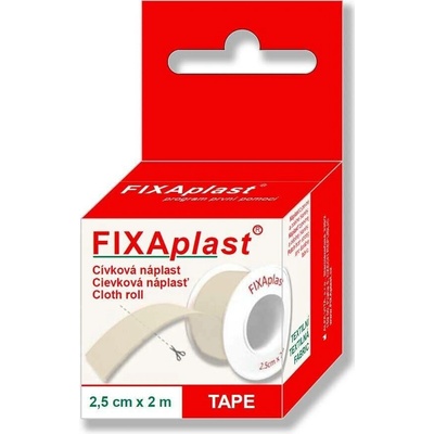Fixaplast náplast 2,5 cm x 2 m cívka 1 ks