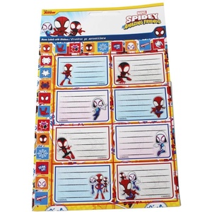 SPIDERMAN Ученически етикети Spidey (777-50249) - kindermarket