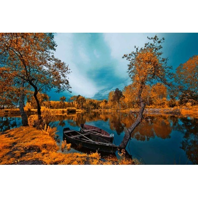 DIMEX ART Флизелинов фототапет река през есента 375 x 250 см