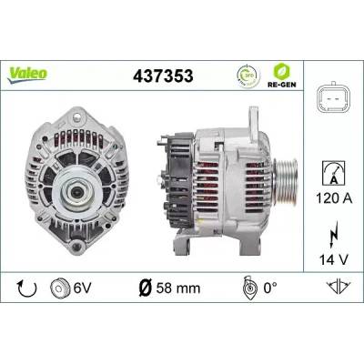 VALEO Alternátor VA 437353