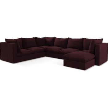 makamii Бордо ъглов диван (ляв ъгъл/U форма) Manao - Makamii (MANAO_UR_41_P1_C4)