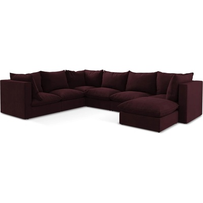 makamii Бордо ъглов диван (ляв ъгъл/U форма) Manao - Makamii (MANAO_UR_41_P1_C4)