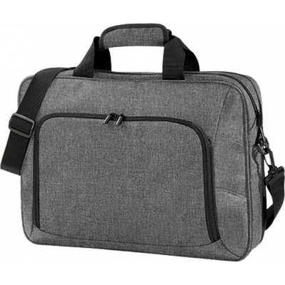 Quadra Objemná brašna přes rameno pro notebook až 17" Barva: šedá melír, Velikost: 41 x 30 x 14 cm QD268