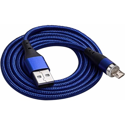 Akyga AK-USB-47 USB A / USB micro B 1 м магнитен син захранващ кабел (5901720139122)