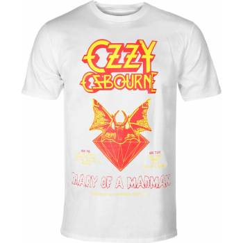 DIAMOND мъжка тениска DIAMOND х OZZY OSBOURNE - Diary Of A Madman - Бял - B21DMPA205 WHT