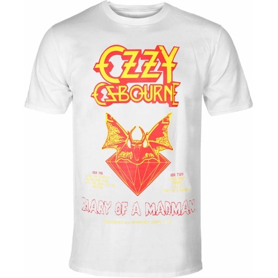 DIAMOND мъжка тениска DIAMOND х OZZY OSBOURNE - Diary Of A Madman - Бял - B21DMPA205 WHT