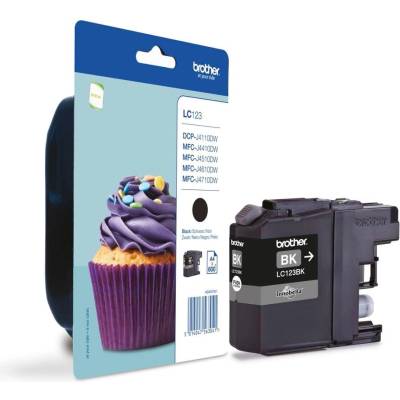 Brother LC123 Оригинална мастилена касета (черна) (obi lc123bk 8478)