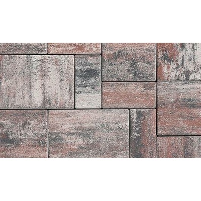 Dlažba skladebná CS BETON Via Tech standard Colormix Riente 80 mm