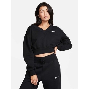 Nike Блуза w nsw phnx flc crop vneck (fn3651-010)