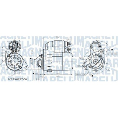 Startér MAGNETI MARELLI 063721307010