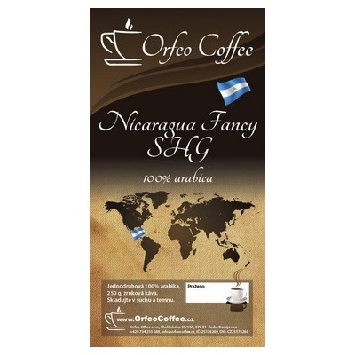 Orfeo coffee Nicaragua Fancy SHG 250 g
