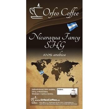 Orfeo coffee Nicaragua Fancy SHG 250 g