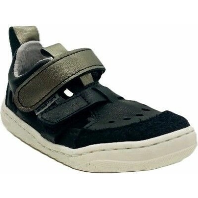 PEGRES CHLAPECKÉ BAREFOOT SANDÁLKY SBF22 ČERNÁ