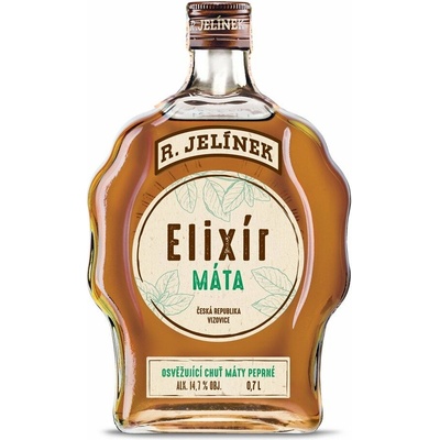 R. Jelínek Mätový Elixír 14,7% 0,7 l (čistá fľaša)
