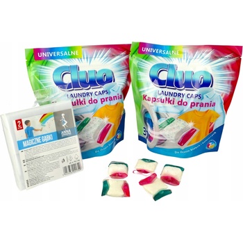 Cluo kapsule na pranie na biele aj farebné prádlo 30 PD