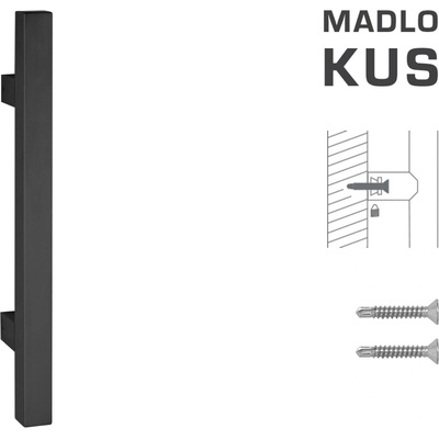 MPkovania FT - MADLO kód K31 25x25 mm ST ks Rozteč madla: 1000 mm, Rozmer profilu madla: 25x25 mm, Dĺžka: 1200 mm