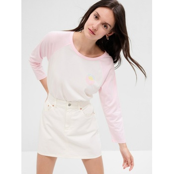 GAP Тениска с ретро лого GAP GAP | Rozov | ЖЕНИ | XXS