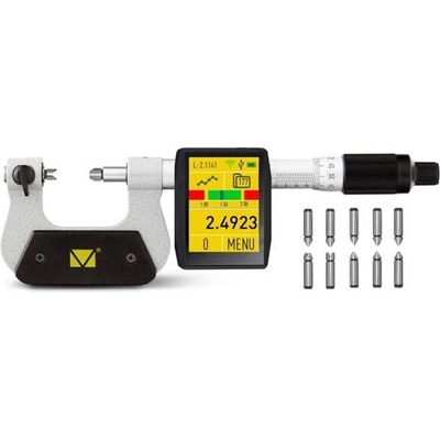 Microtech Electronic Дигитален микрометър за резби Microtech THREAD DataMet Whitworth 55° - 300-325 мм, 0, 0001 мм (110723258)