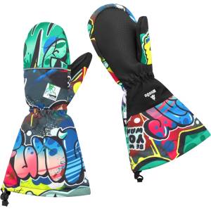 WeeDo Детски ръкавици WeeDo Kid's Cosmo Sprayprint Handschuhe Gloves - Print / Black (202-7937-0114)