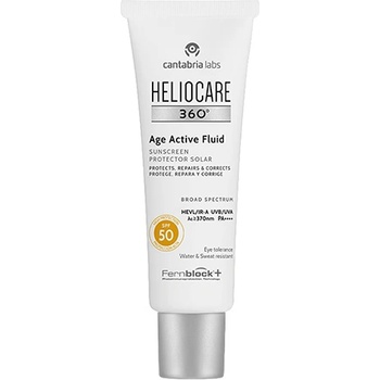 Heliocare 360° Age Active Fluid слънцезащитен флуид за лице spf 50 унисекс 50 мл