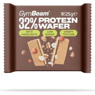 GymBeam 32% Protein Wafer 25 g – Zbozi.Blesk.cz