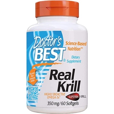 Doctor's Best Real Krill 350 mg [60 Гел капсули]