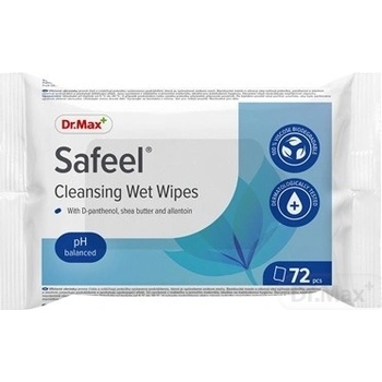Dr.Max Safeel Cleansing Wet Wipes 72 ks, vlhčené vreckovky
