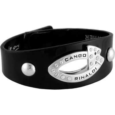 Auren luxusní černý kožený Cango & Rinaldi křišťálem se Swarovski Elements 5634