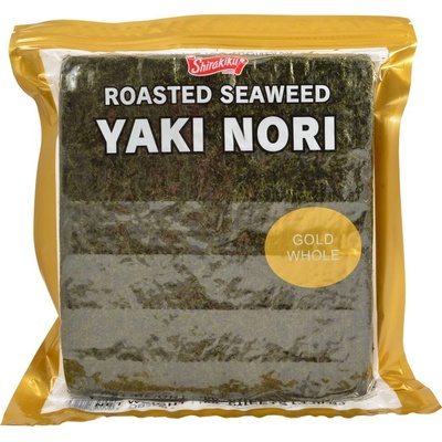 Shirakiku Řasy Yaki Sushi Nori Gold 50 plátků 130 g