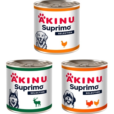 Akinu Suprimo Selection Mix 3 x 400 g