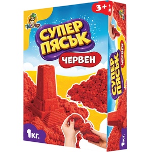 Пясъчко Пясък за игра Пясъчко - Червен, 1 kg (PSK-021.1)