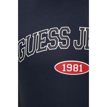 Guess Jeans Памучна тениска Guess Jeans в тъмносиньо с принт M4YI57 K8HM0 (M4YI57.K8HM0)