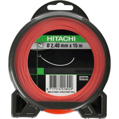 HiKOKI (Hitachi) Корда за тример кръгла безшумна HiKOKI - ф 2.4 mm, 15 m (781004)