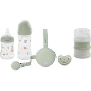 Interbaby Бебешки комплект за хранене Interbaby - Granja Koala, 6 части, зелен (SET75-03) - ozone